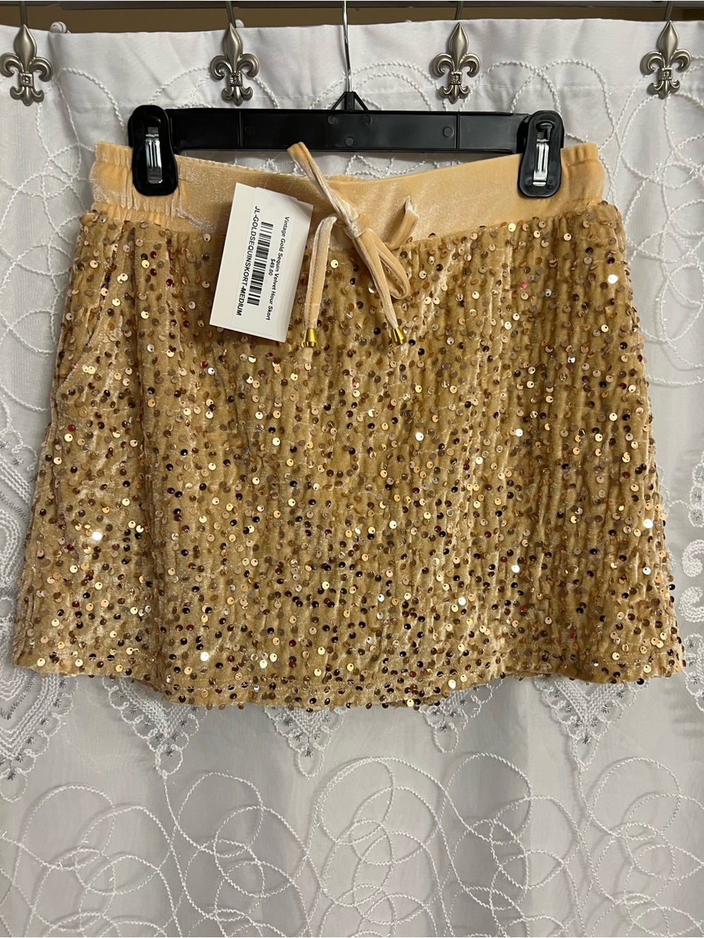 Sequin Skort in Gold by Jess Lea